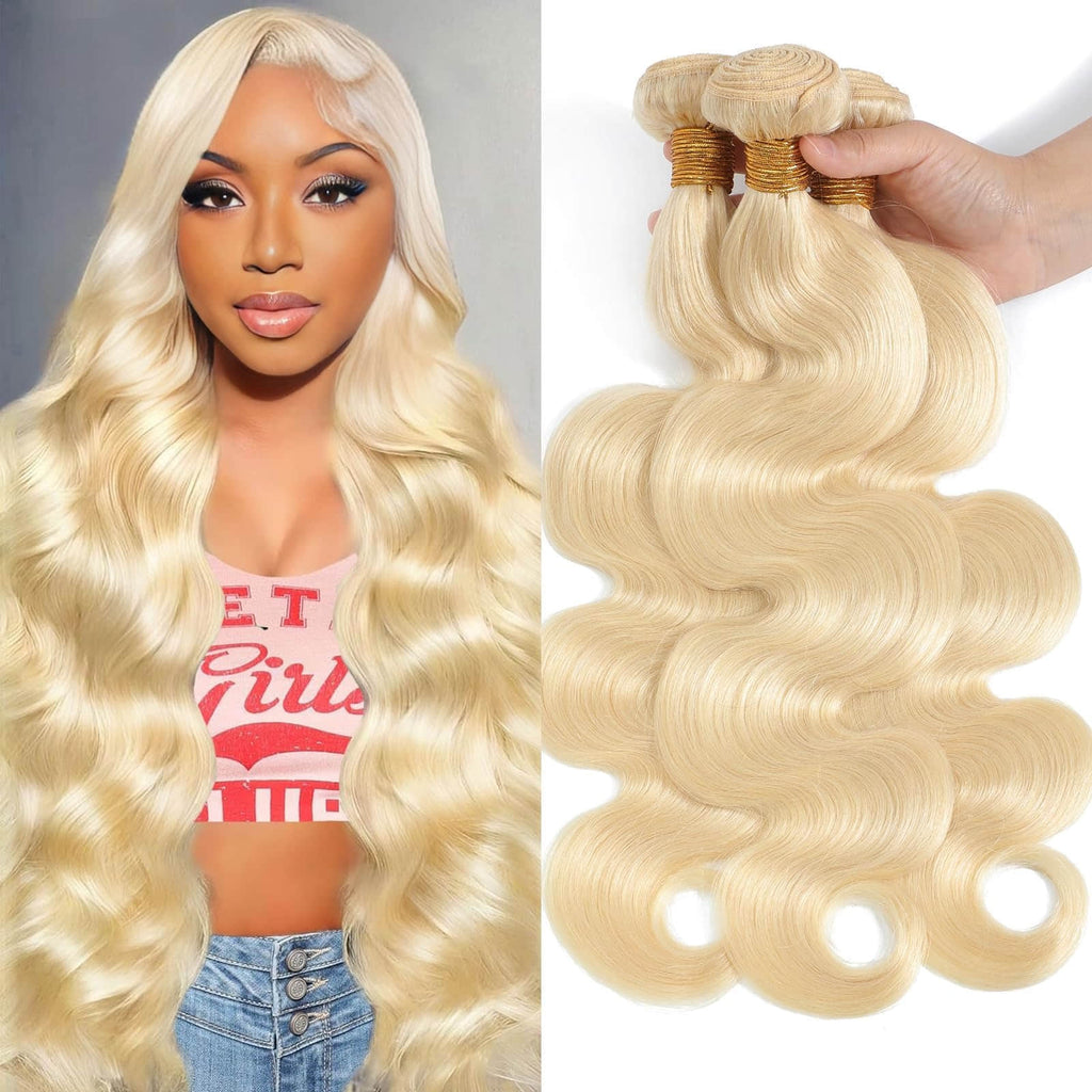 StariaHair #613 Blonde Body Wave Remy Human Hair Bundles - Main View