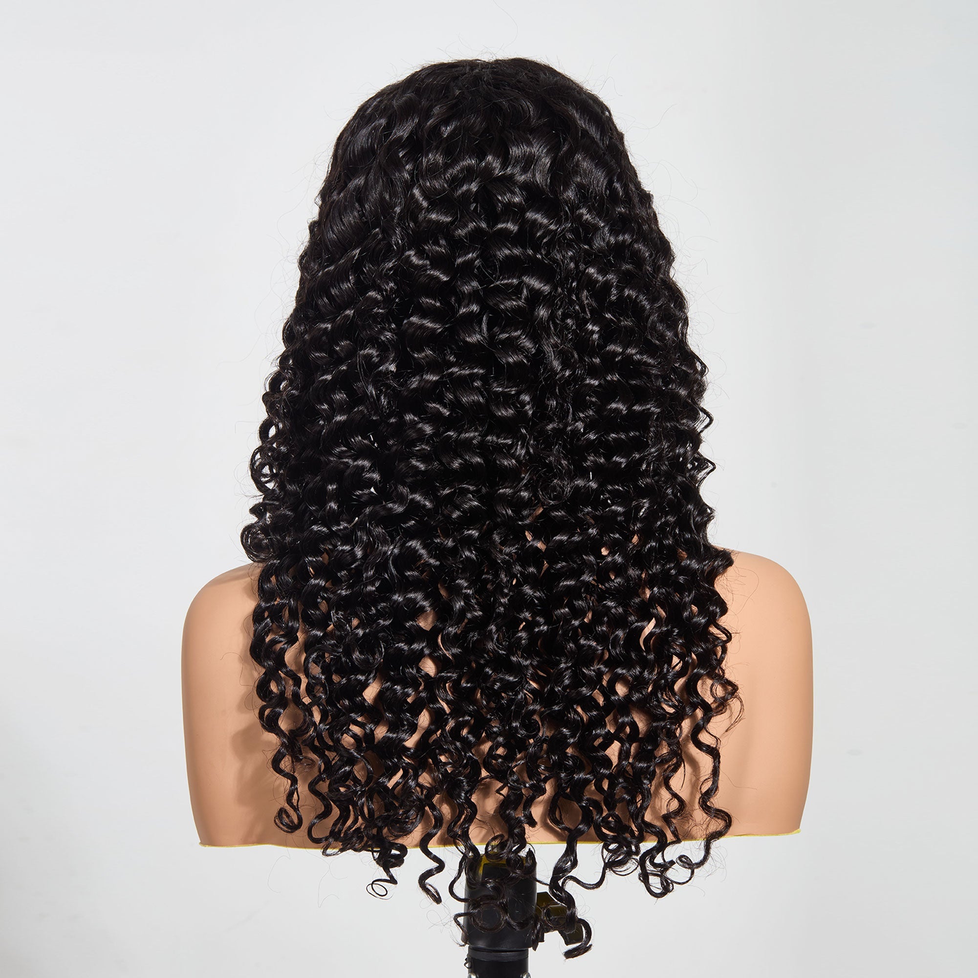 StariaHair 13"x4" HD Lace Deep Wave Frontal Wig #1B