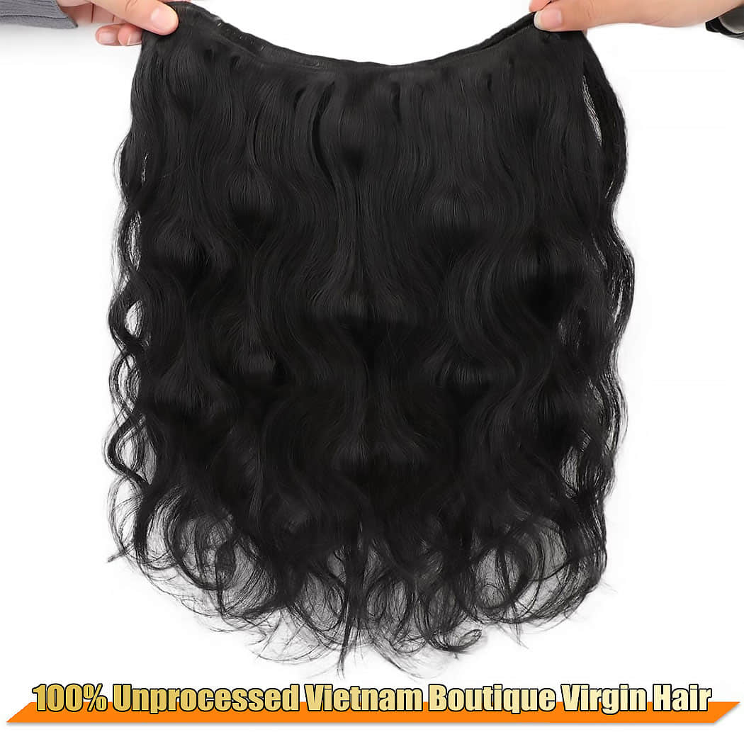 StariaHair 14-30 Inch Body Wave Vietnam Raw Hair Bundles #1B