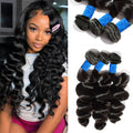 StariaHair 14-30 Inch Loose Wave Brazilian Virgin Hair Bundles #1B
