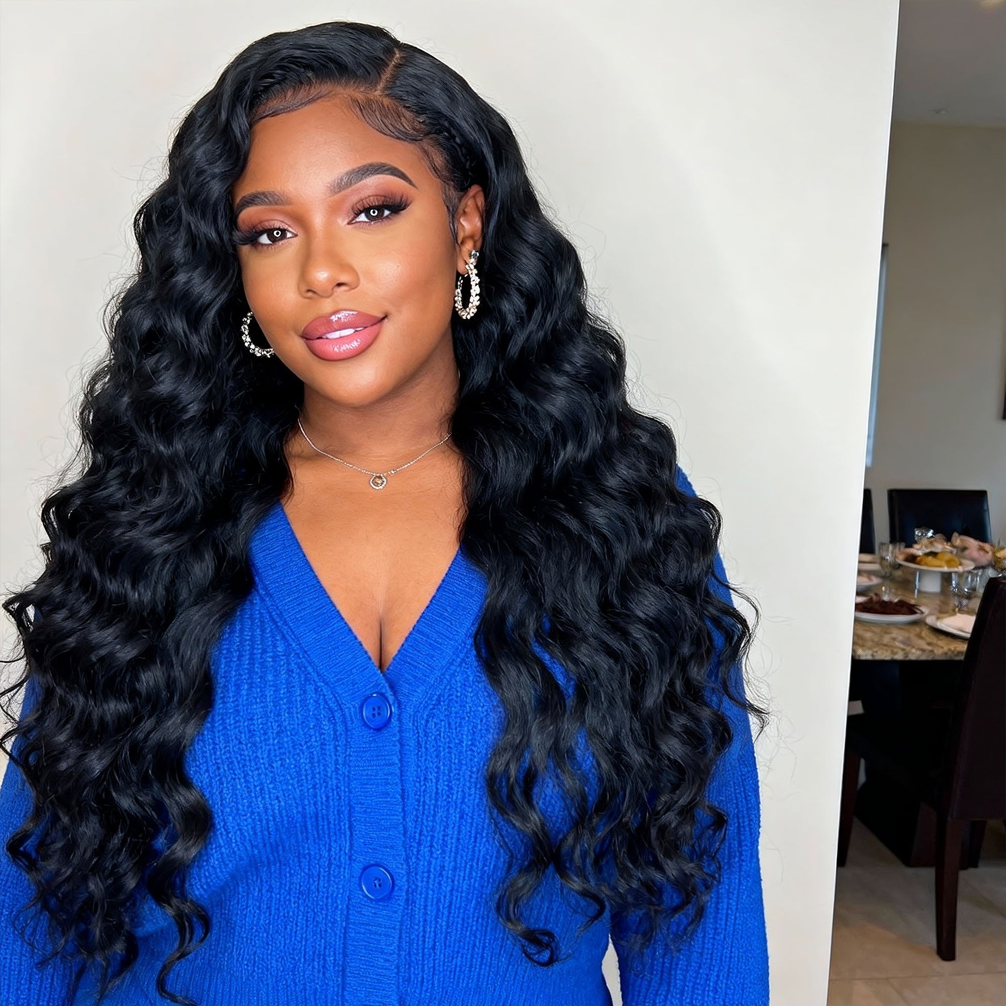 StariaHair 14-30 Inch Loose Wave Brazilian Virgin Hair Bundles #1B