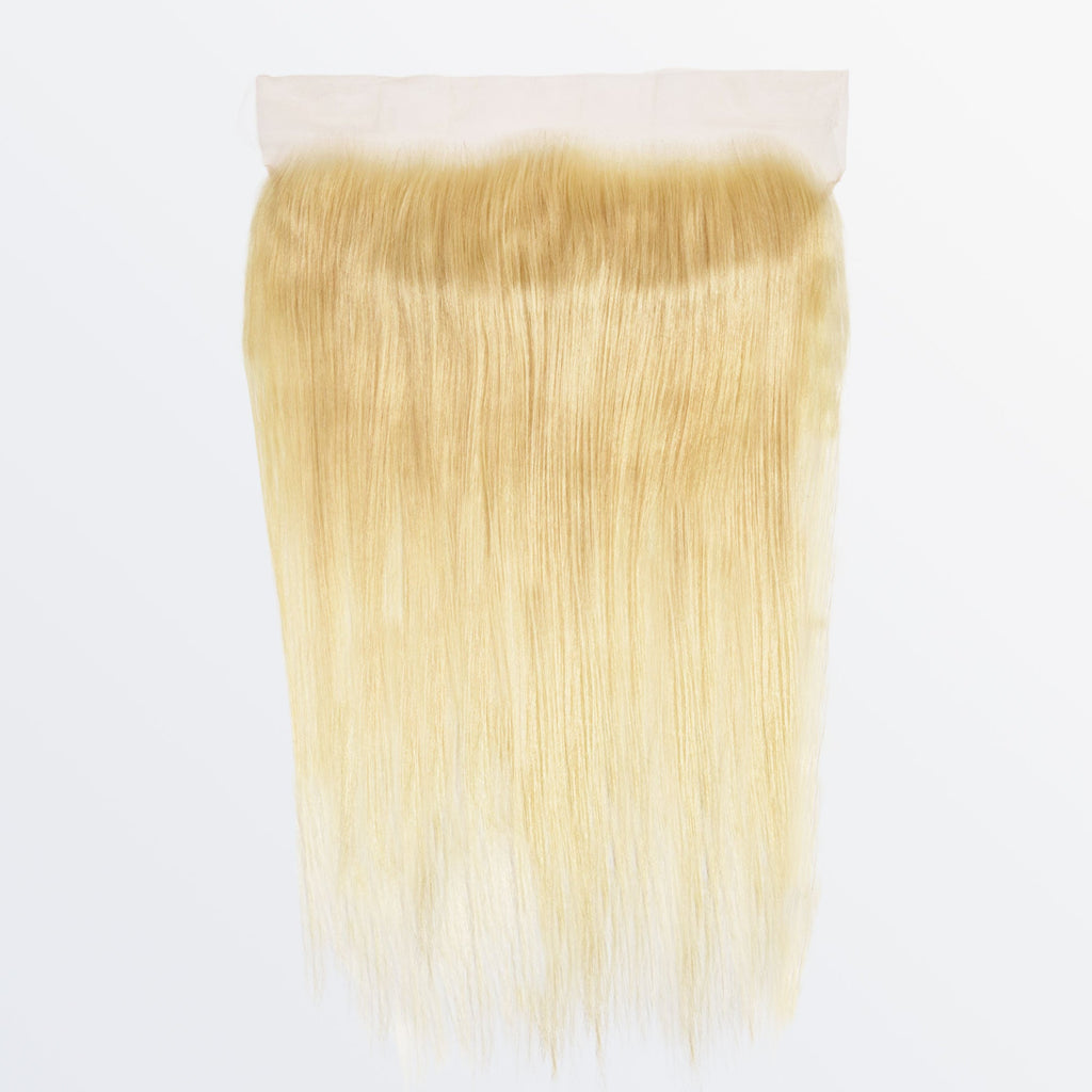 StariaHair 14-20 Inch 13"x4" #613 Blonde Straight Transparent Lace Frontal