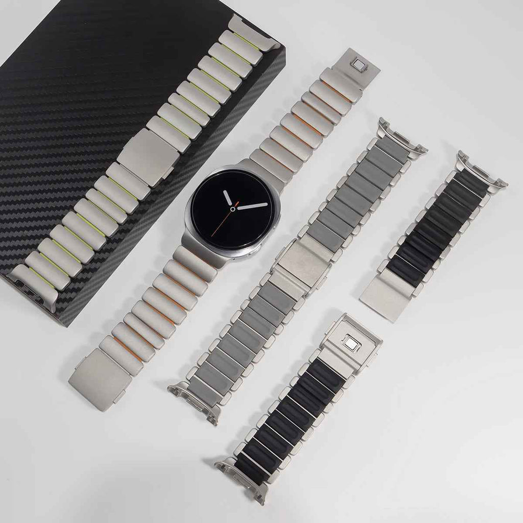 Titanium Samsung Galaxy Watch 8 & 7 Watch Band I 40MM, 44MM, 46MM, 47MM