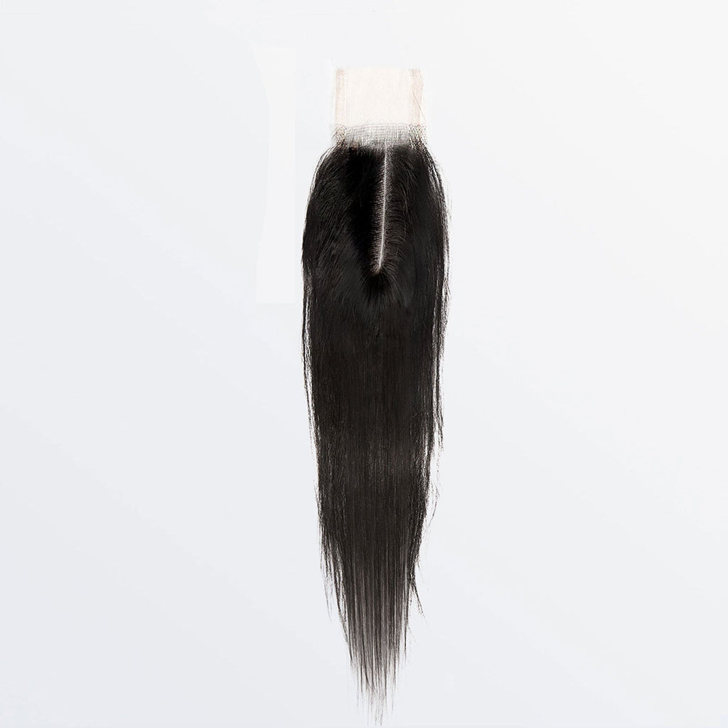 StariaHair 12-20 Inches 2"x6" Straight HD Lace Closure #1B Natural Black