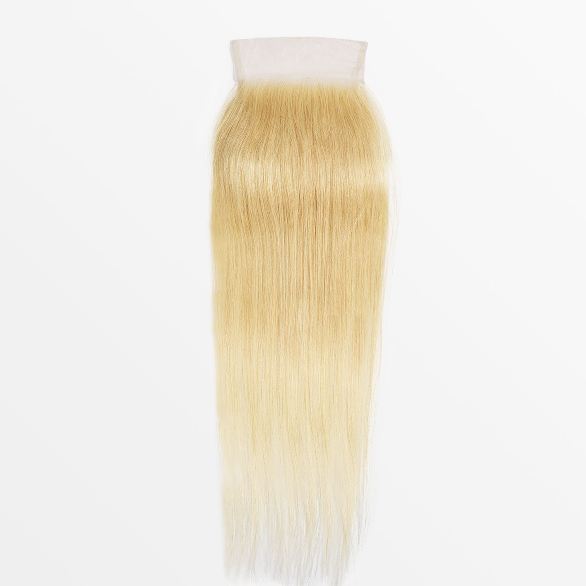 StariaHair 12-20 Inch #613 Blonde 5"x5" Straight Transparent Lace Closure