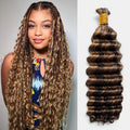 StariaHair Deep Wave Hair Bulk Hair for Braiding P4/27