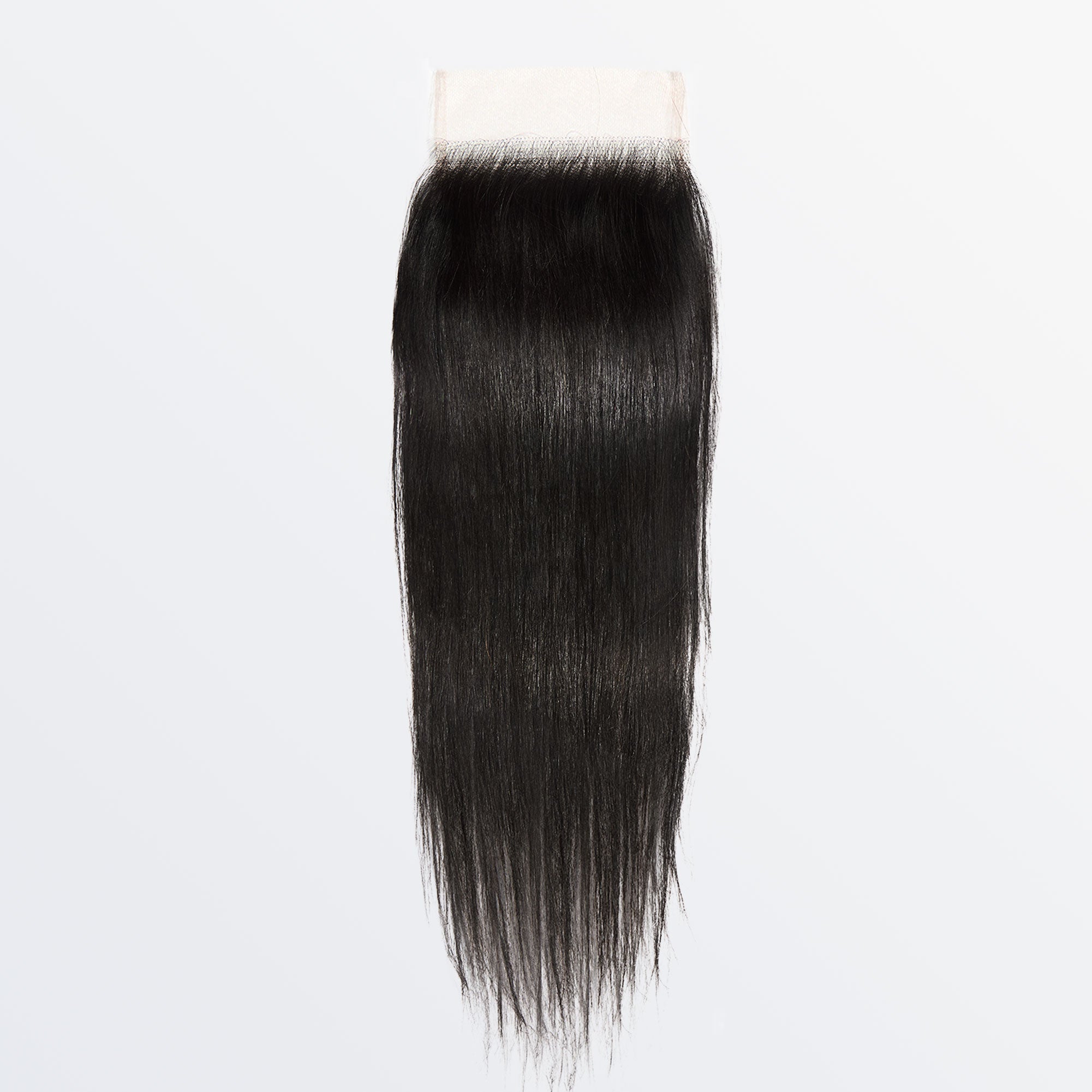 StariaHair 10-20 Inch 5"x5" Transparent Lace Closure Straight #1B