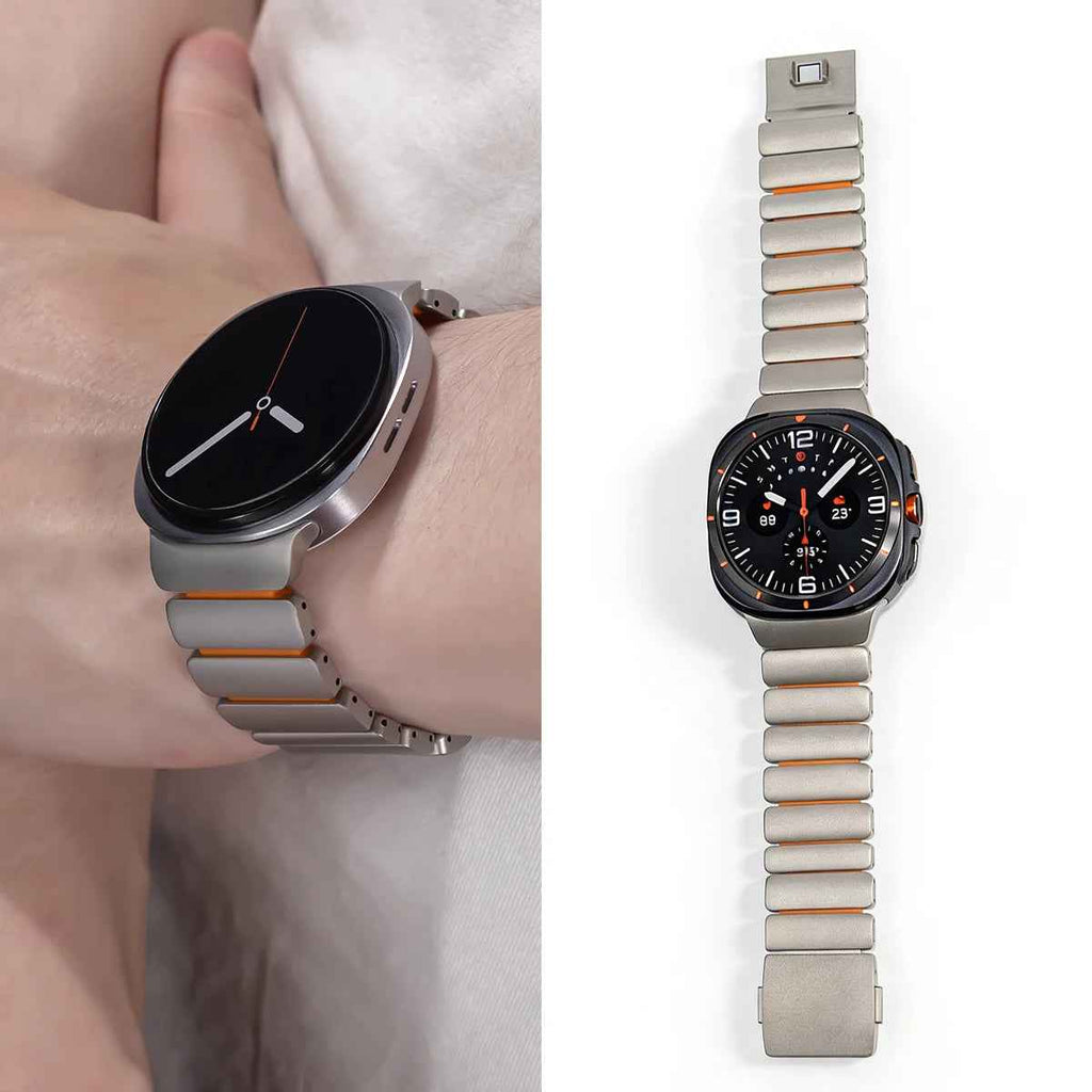 Titanium Samsung Galaxy Watch 8 & 7 Watch Band I 40MM, 44MM, 46MM, 47MM