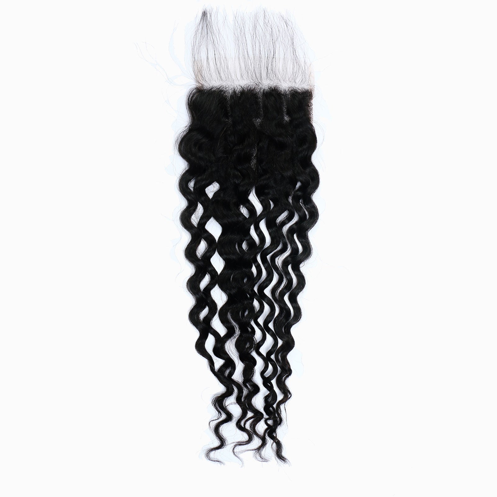 StariaHair 12-20 Inch 5"x5" Transparent Lace Closure Water Wave #1B