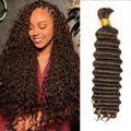 StariaHair #4 Deep Wave Hair Bulk Hair for Braiding