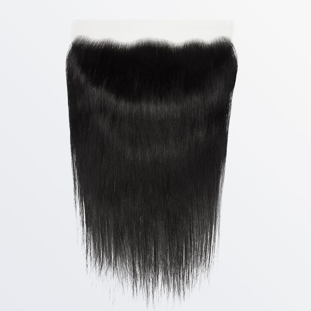 StariaHair 14-20 Inch 13"x6" Straight HD Lace Frontal #1B