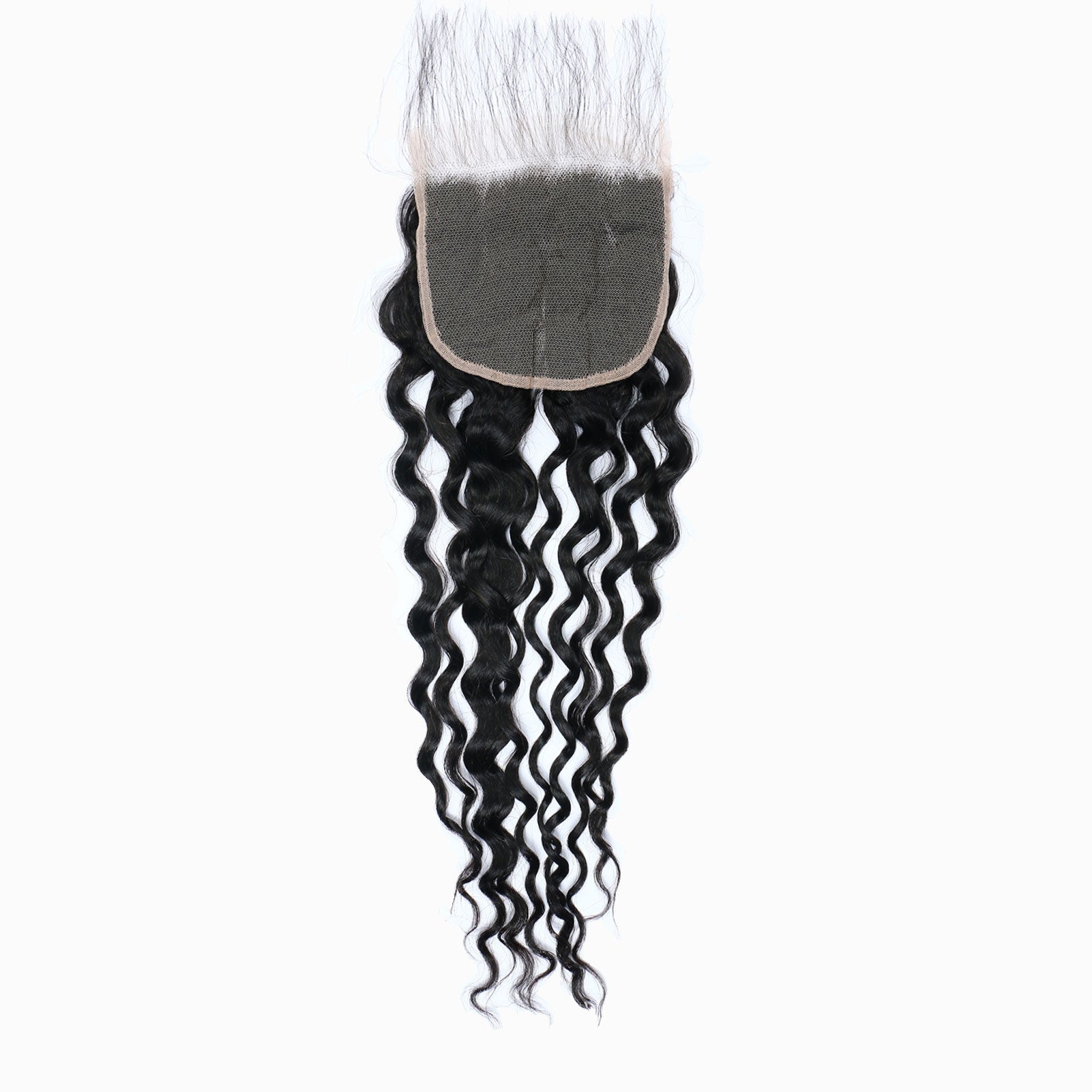 StariaHair 12-20 Inch 5"x5" Transparent Lace Closure Water Wave #1B