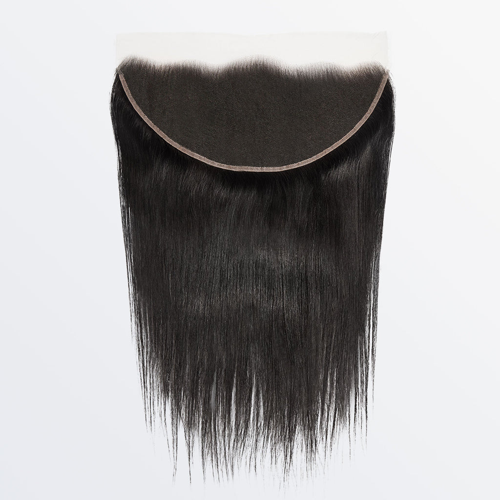 StariaHair 14-20 Inch 13"x6" Straight HD Lace Frontal #1B