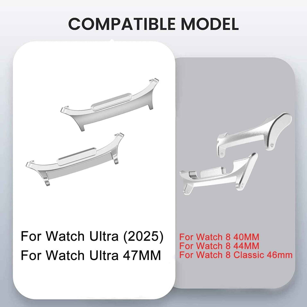 Titanium Samsung Galaxy Watch 8 & 7 Watch Band I 40MM, 44MM, 46MM, 47MM