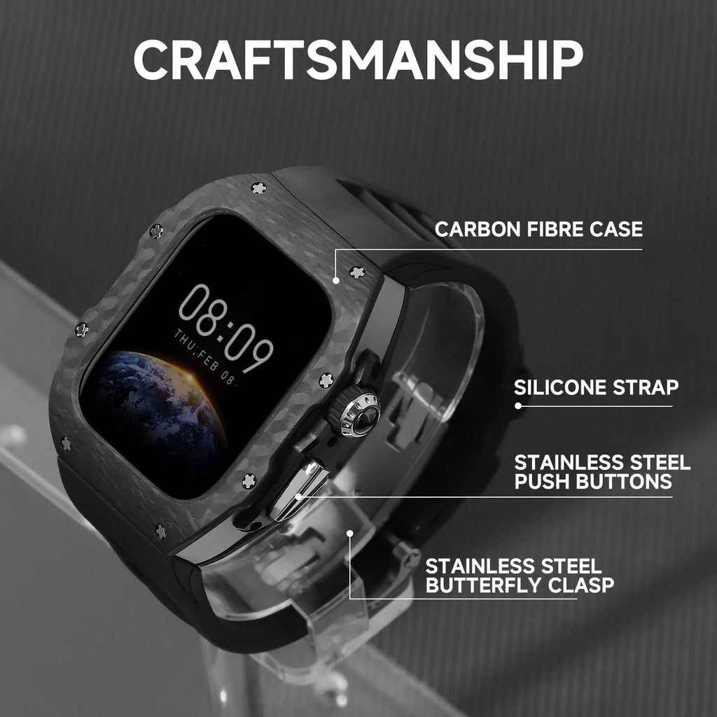Luxury Mod Kit for Apple Watch 10/11 (42/46mm) - Black Edition