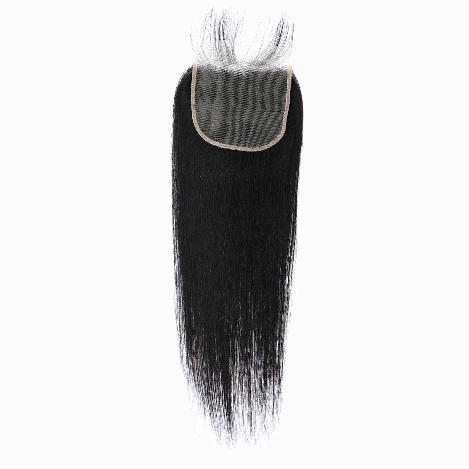 StariaHair 14-20 Inch Transparent Lace Closure Straight 4"x4" #1B