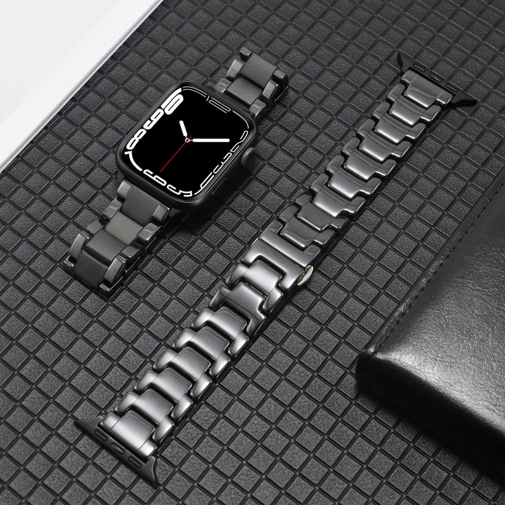 Ceramic Apple Watch Band Series 11/10/9/8/7/6/5/4/ SE / Ultra 1/2/3