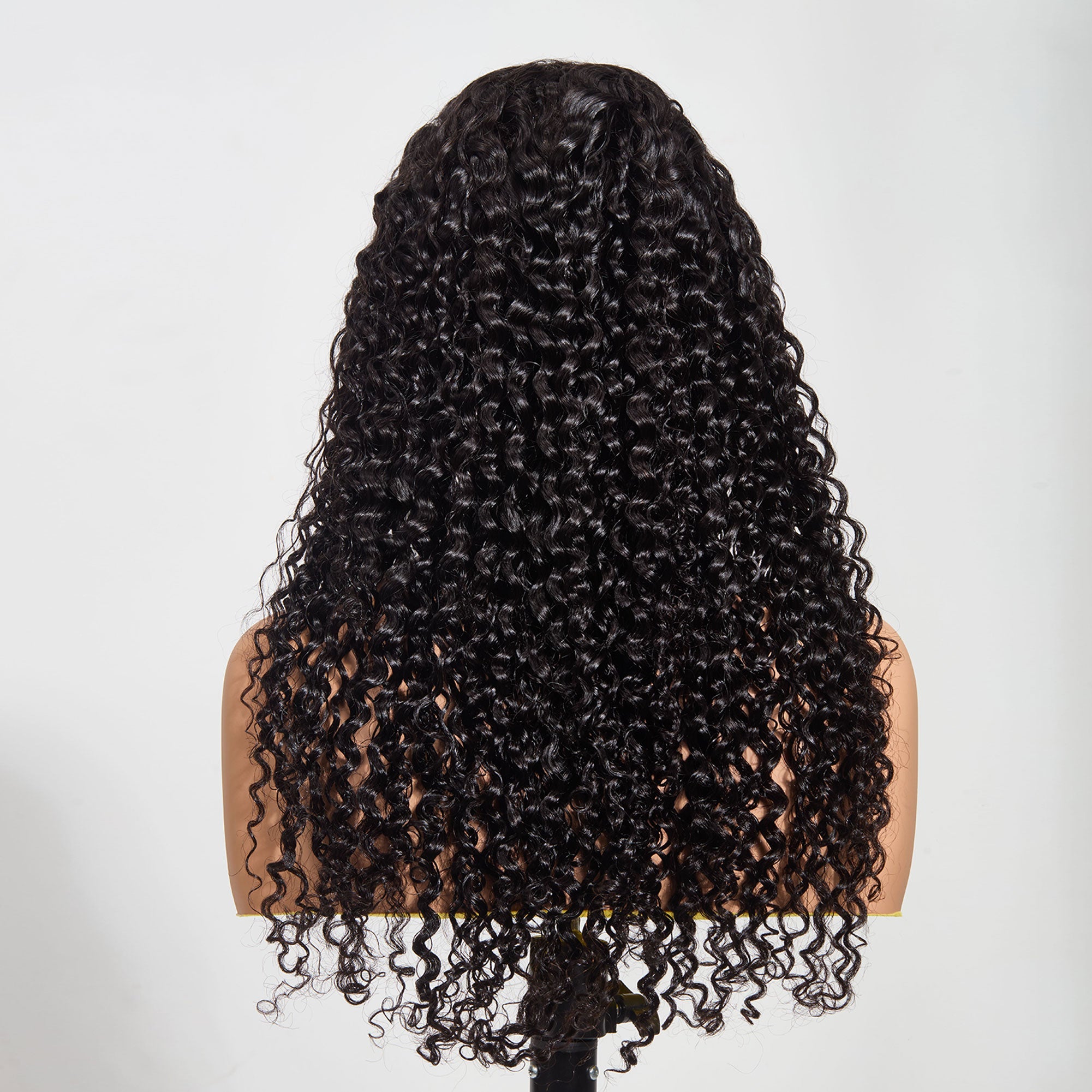 StariaHair 13"x4" HD Lace Water Wave Frontal Wig #1B