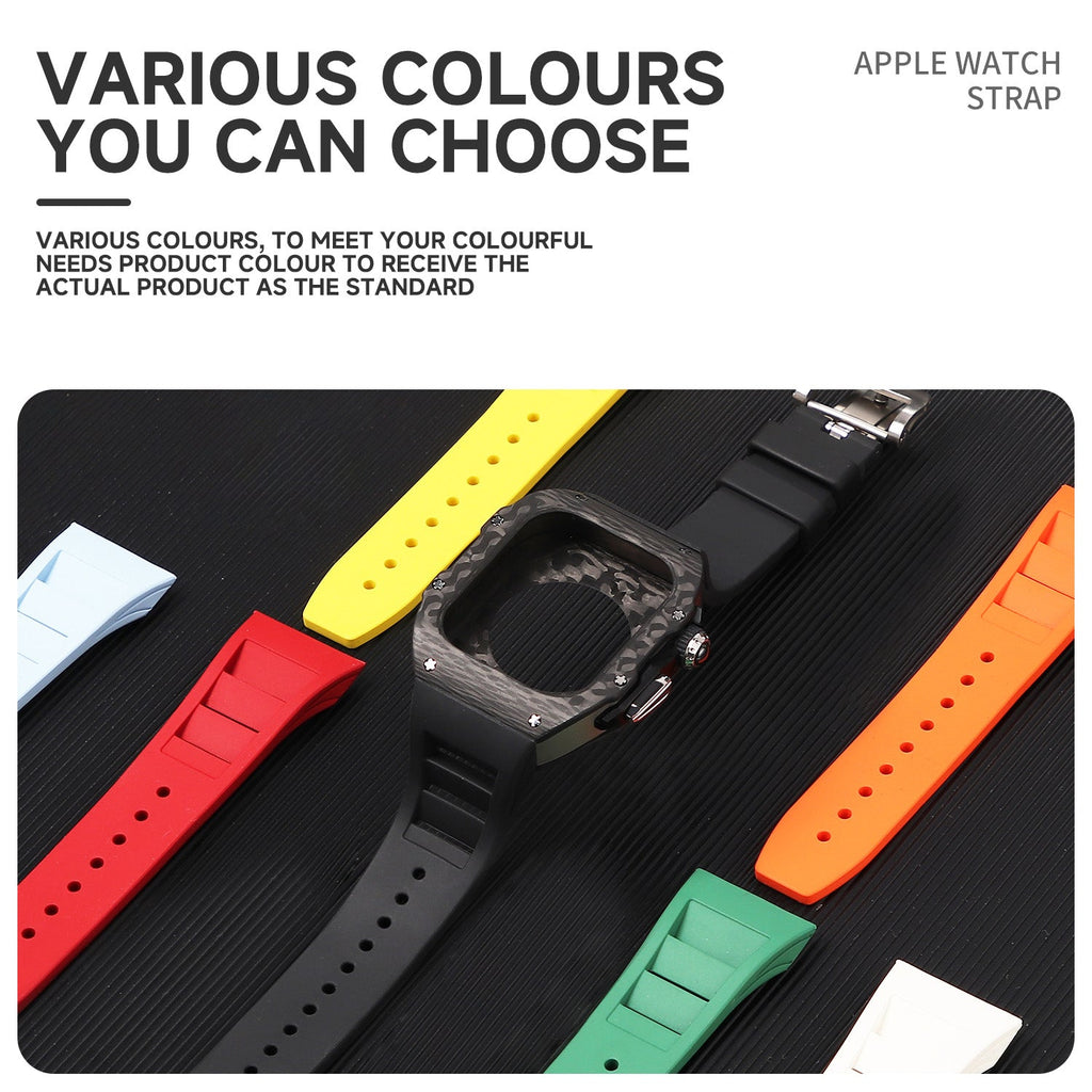 Luxury Mod Kit for Apple Watch 10/11 (42/46mm) - Rose Gold Edition