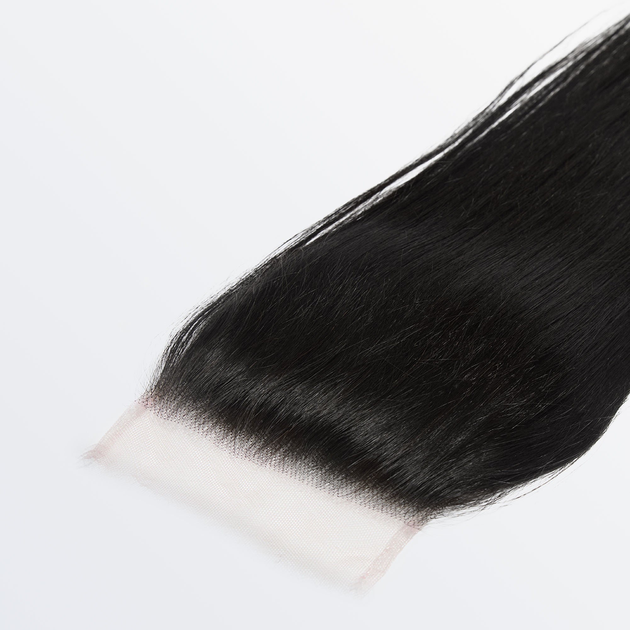 StariaHair 10-20 Inch 5"x5" Transparent Lace Closure Straight #1B