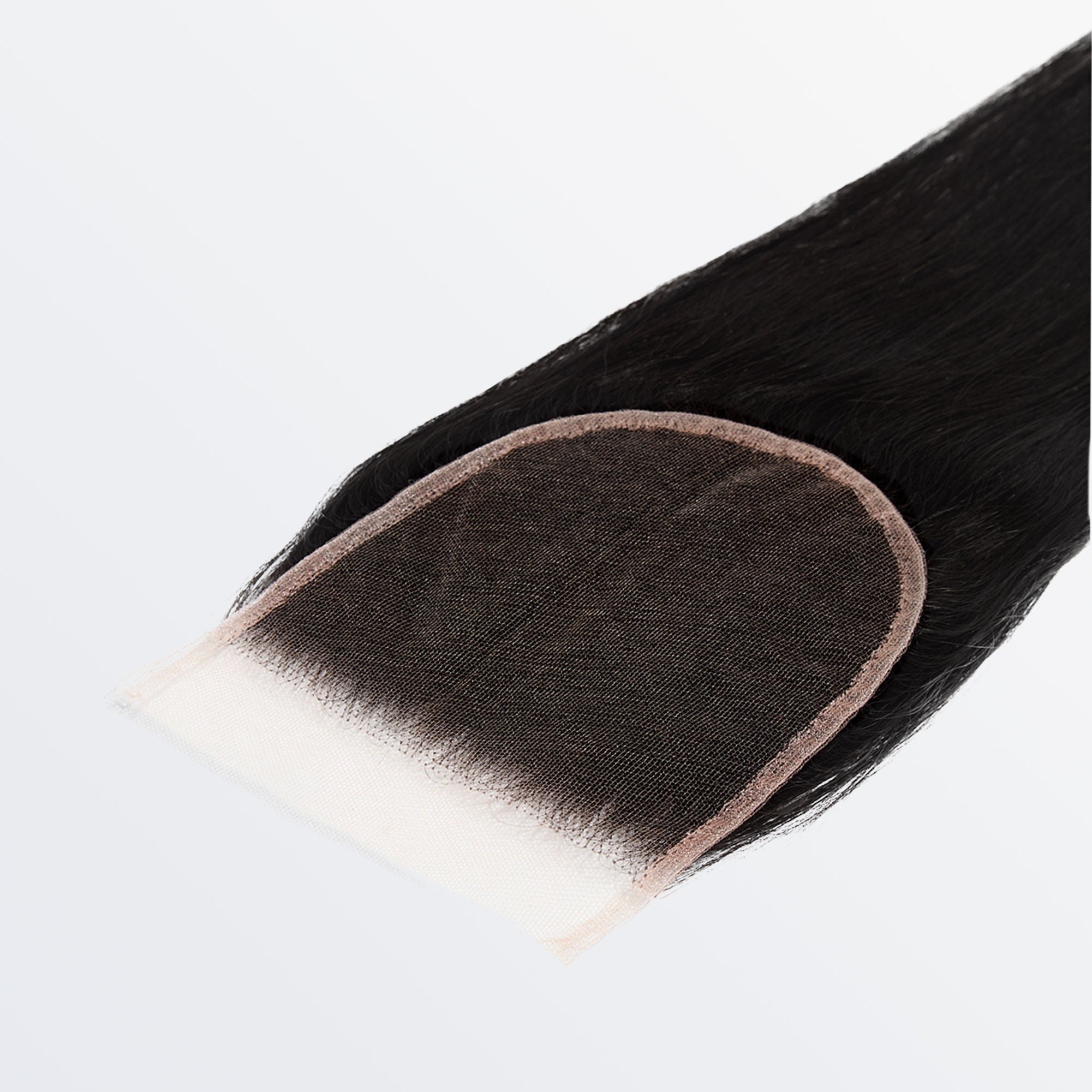 StariaHair 10-20 Inch 5"x5" Transparent Lace Closure Straight #1B