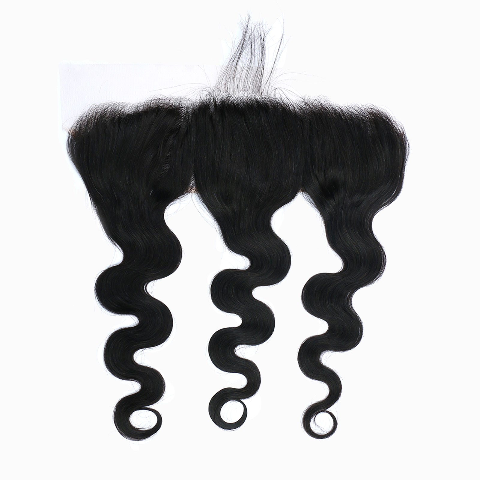 StariaHair 12-20 Inch 13"x4" Body Wave Transparent Lace Frontal #1B
