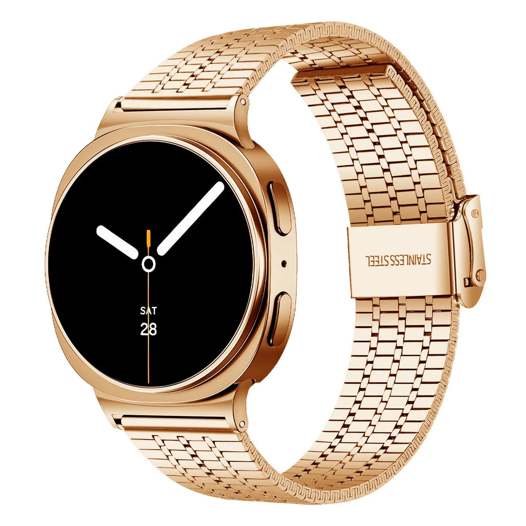Luxury Stainless Steel Integrated Band for Samsung Galaxy Watch 8 & 7 I 40MM, 44MM, 46MM, 47MM