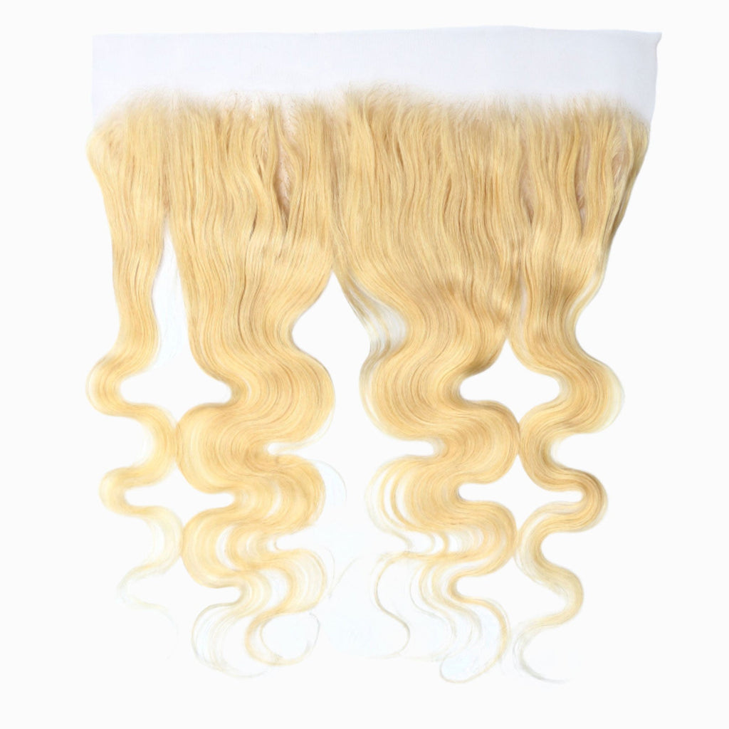StariaHair 14-20 Inch 13"x4" #613 Blonde Body Wave Transparent Lace Frontal