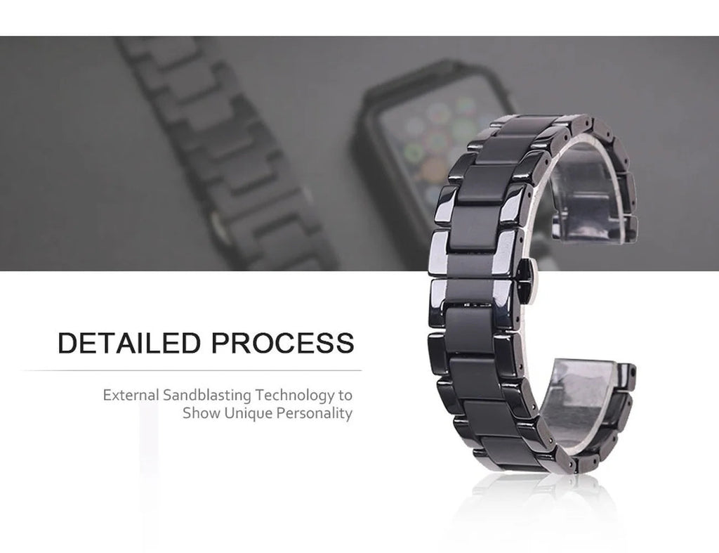 Ceramic Apple Watch Band Series 11/10/9/8/7/6/5/4/ SE / Ultra 1/2/3