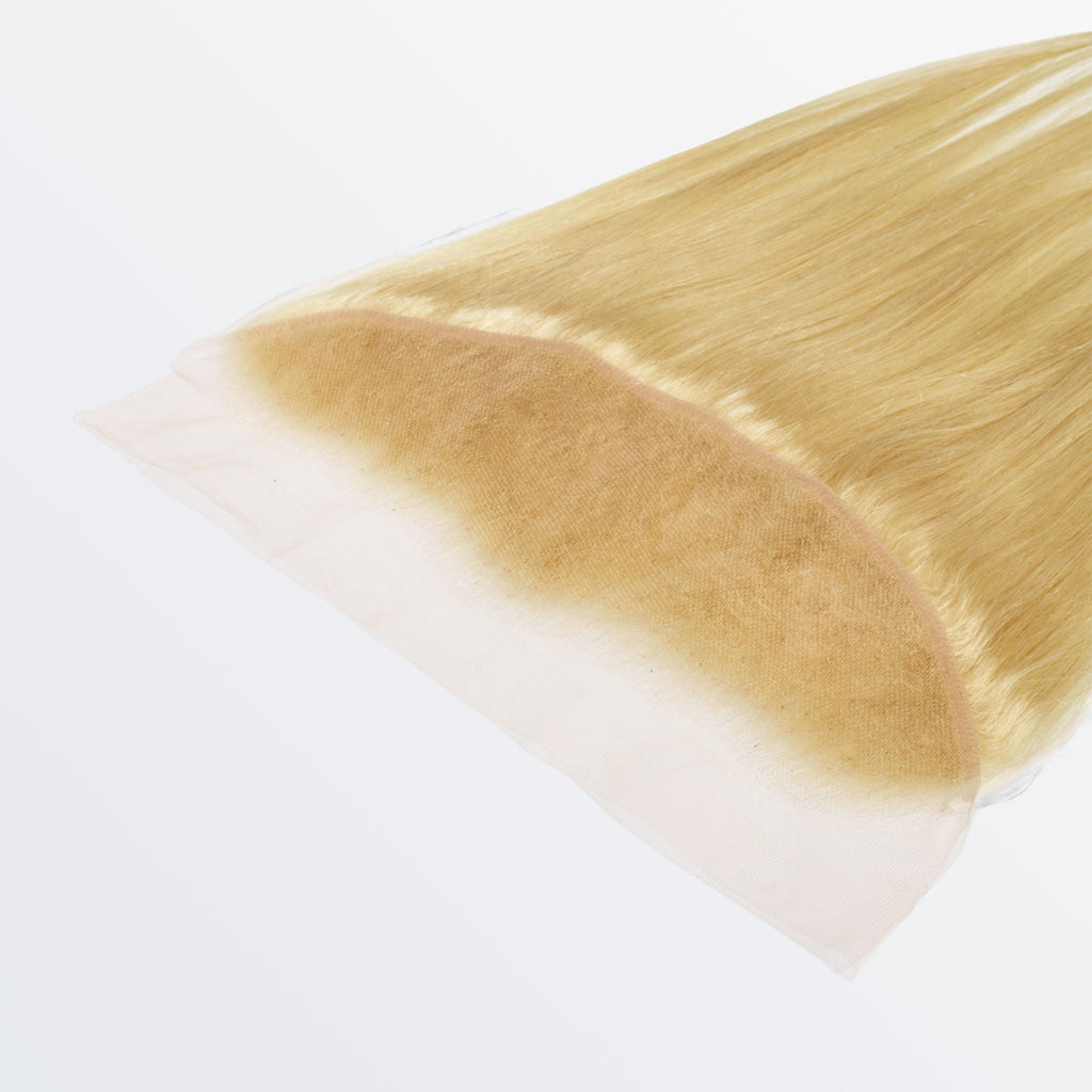 StariaHair 14-20 Inch 13"x4" #613 Blonde Straight Transparent Lace Frontal
