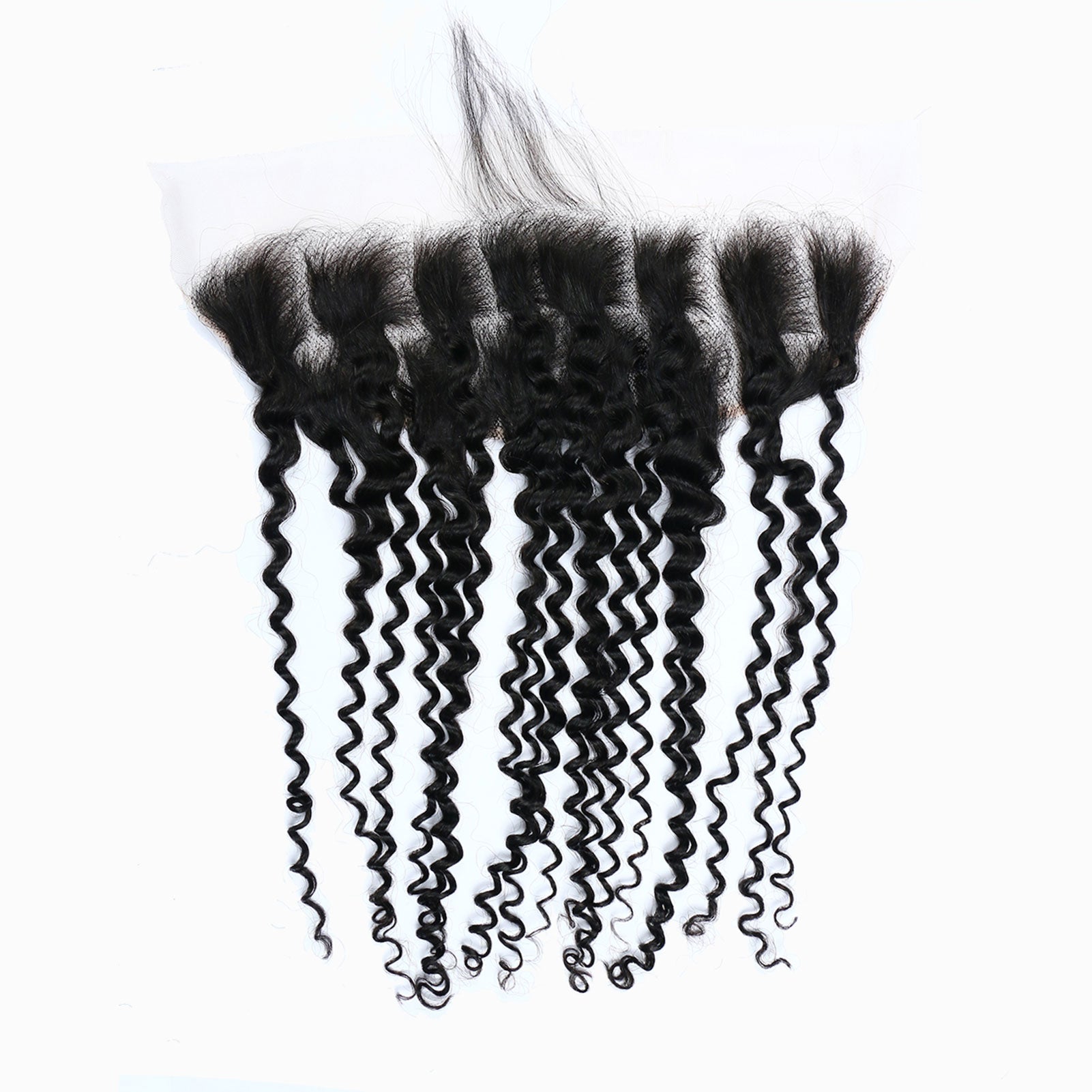 StariaHair 14-20 Inch 13"x4" Deep Wave Transparent Lace Frontal #1B