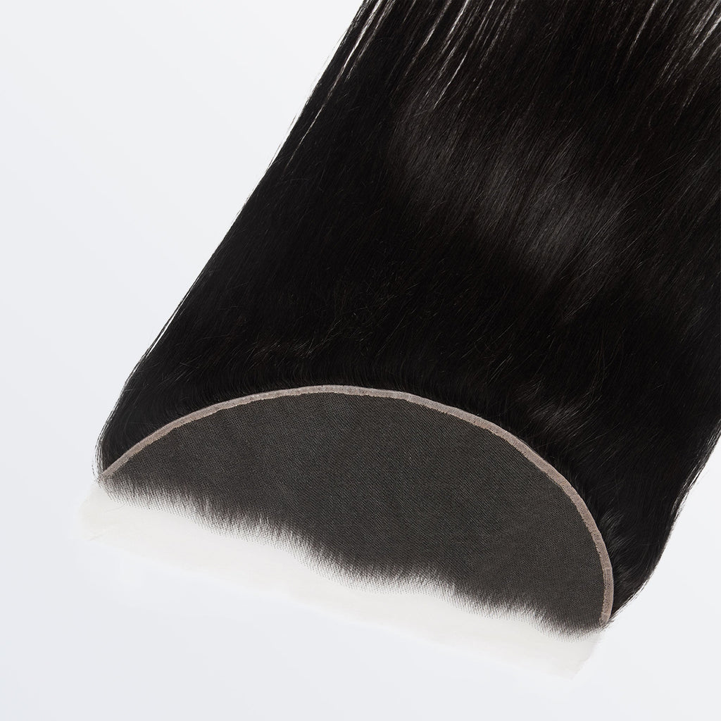 StariaHair 14-20 Inch 13"x4" Straight HD Lace Frontal #1B