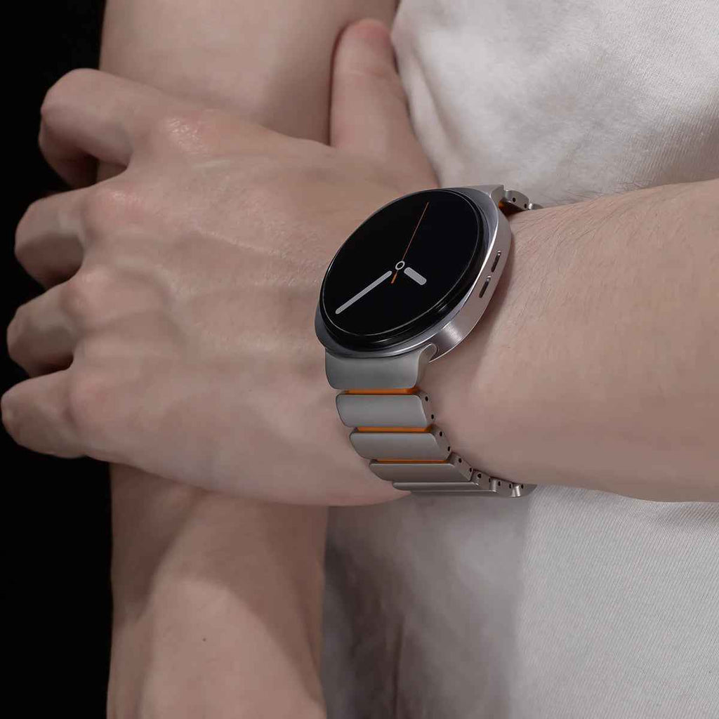 Titanium Samsung Galaxy Watch 8 & 7 Watch Band I 40MM, 44MM, 46MM, 47MM