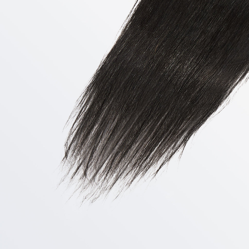 StariaHair 10-20 Inch 5"x5" Transparent Lace Closure Straight #1B