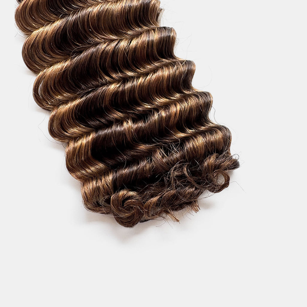 StariaHair Deep Wave Hair Bulk Hair for Braiding P4/27