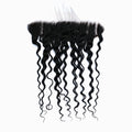 StariaHair 14-20 Inch 13"x4" Water Wave Transparent Lace Frontal #1B