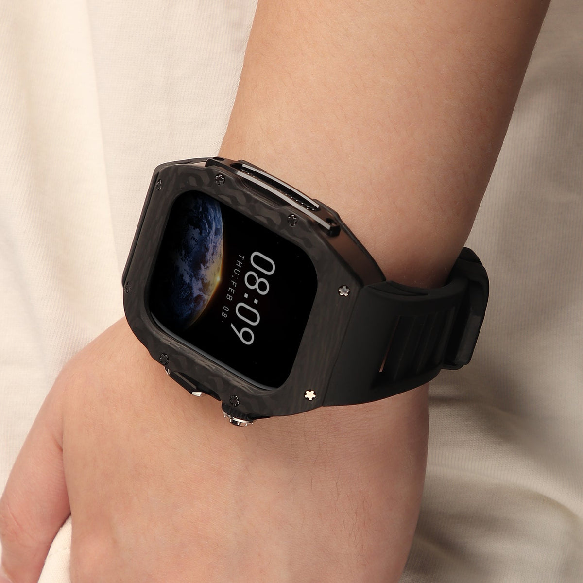 Luxury Mod Kit for Apple Watch 10/11 (42/46mm) - Black Edition