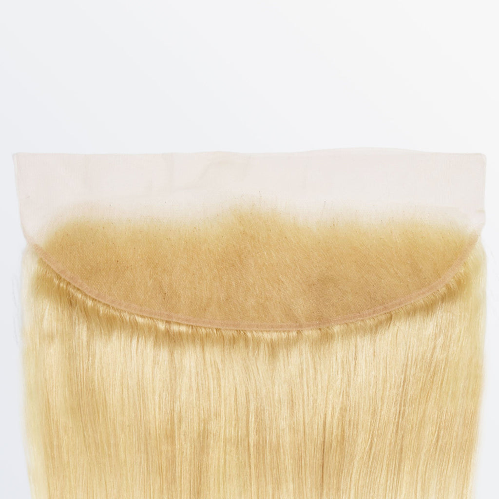 StariaHair 14-20 Inch 13"x4" #613 Blonde Straight Transparent Lace Frontal