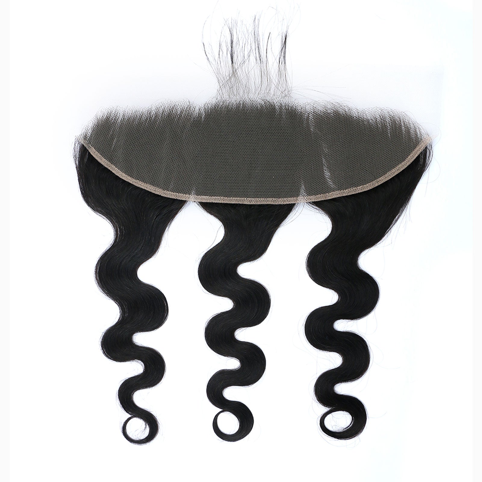 StariaHair 12-20 Inch 13"x4" Body Wave Transparent Lace Frontal #1B