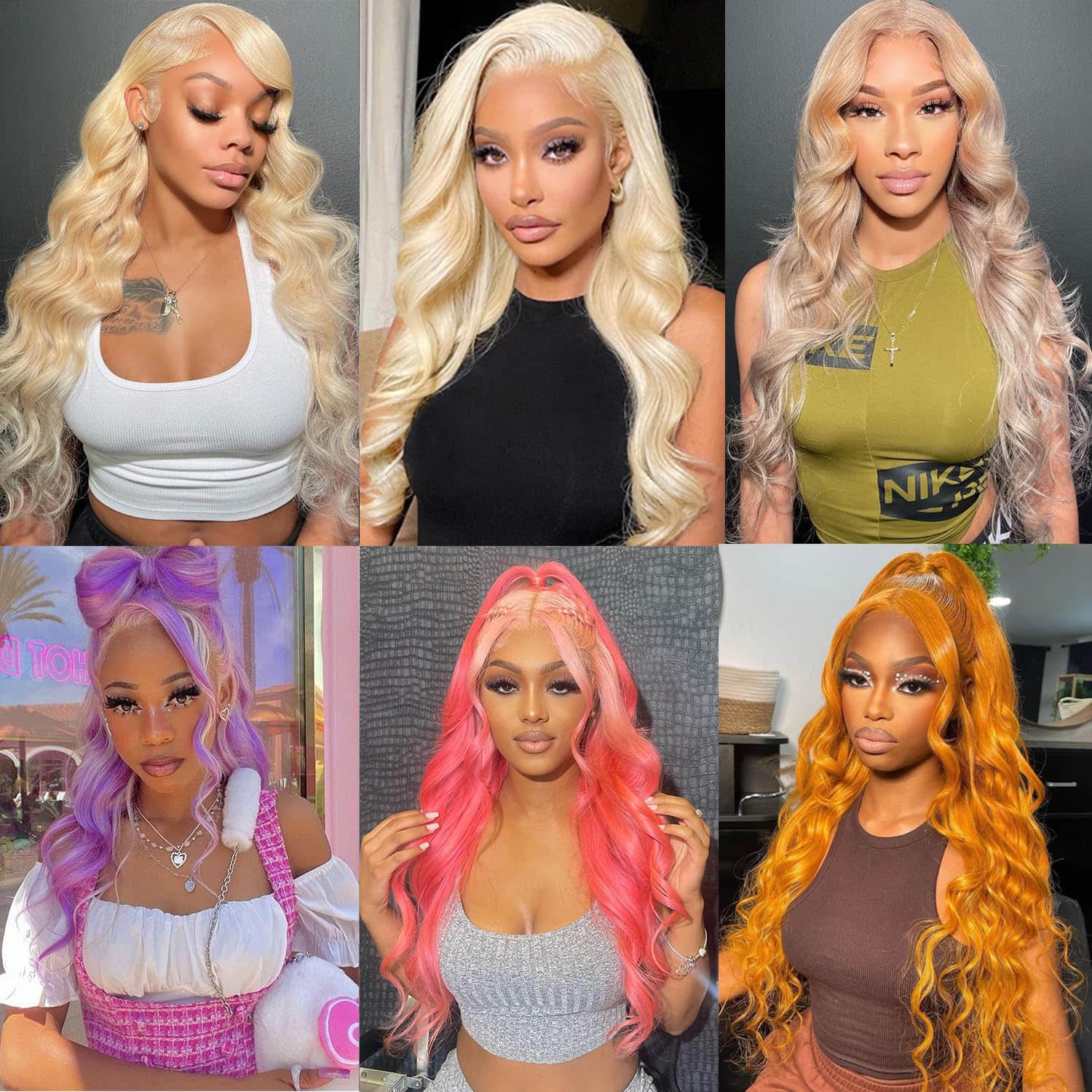 StariaHair #613 Blonde 13"x4" Body Wave Transparent Lace Frontal Wigs 150%
