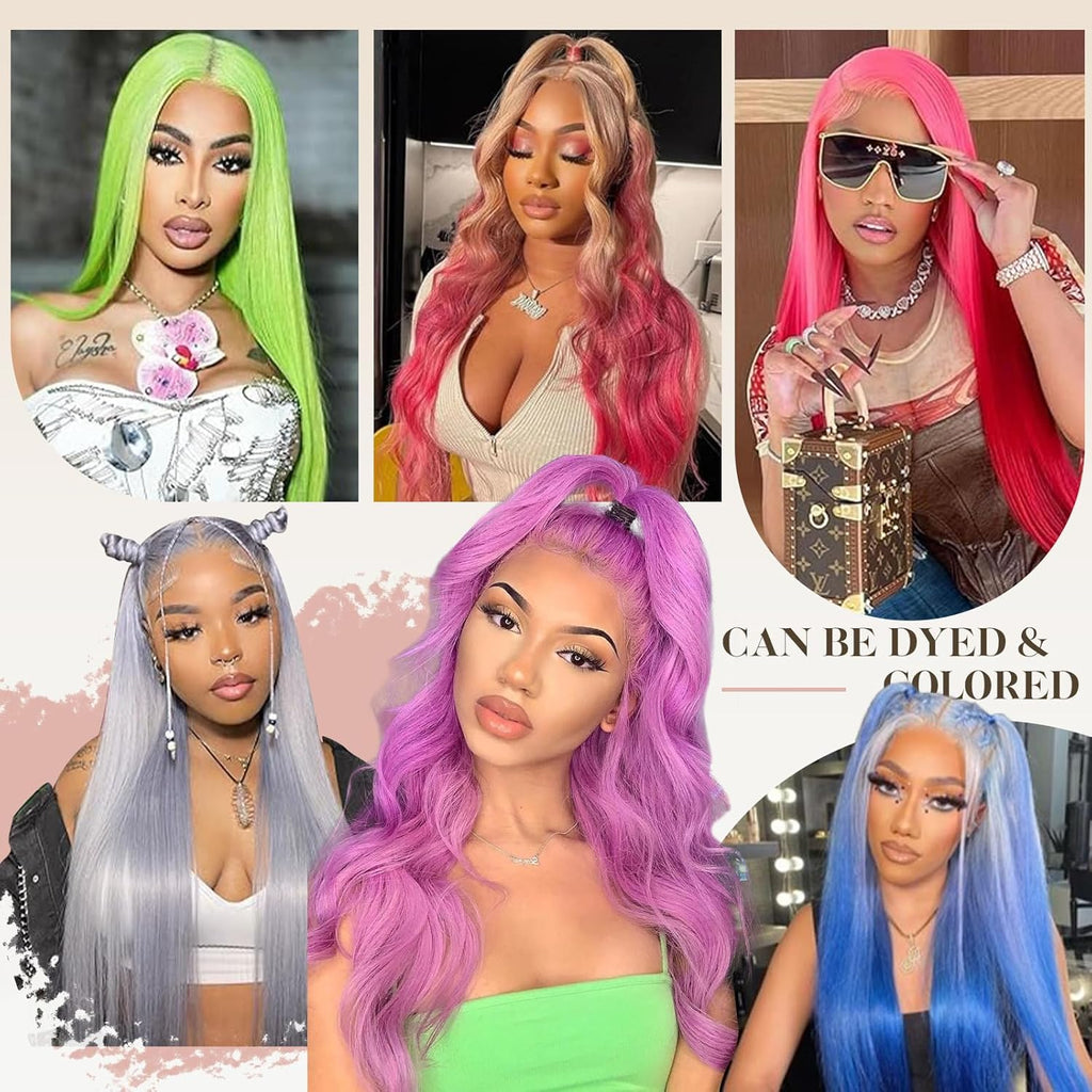StariaHair #613 Blonde 13"x4" Straight Transparent Lace Frontal Wigs 200%