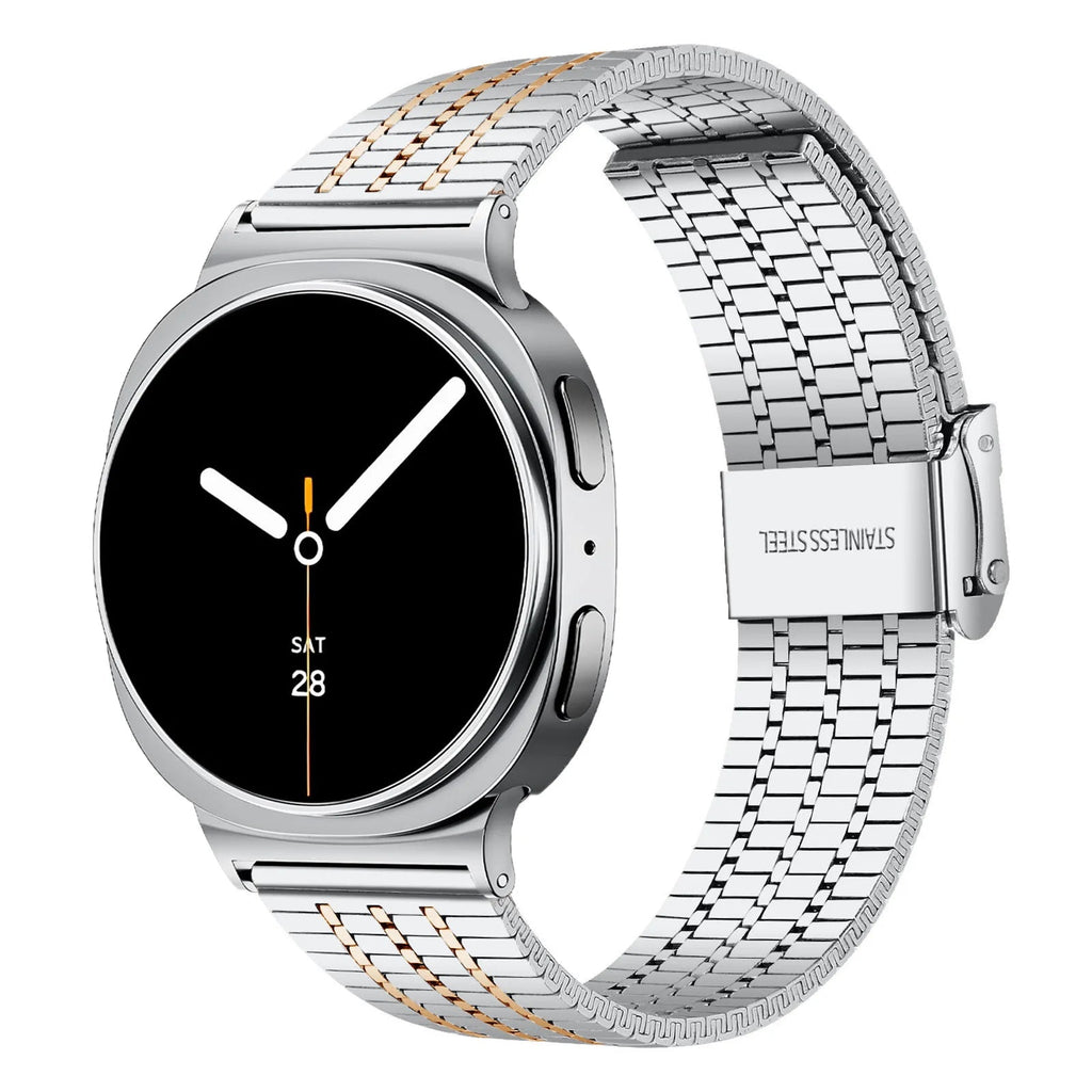 Luxury Stainless Steel Integrated Band for Samsung Galaxy Watch 8 & 7 I 40MM, 44MM, 46MM, 47MM