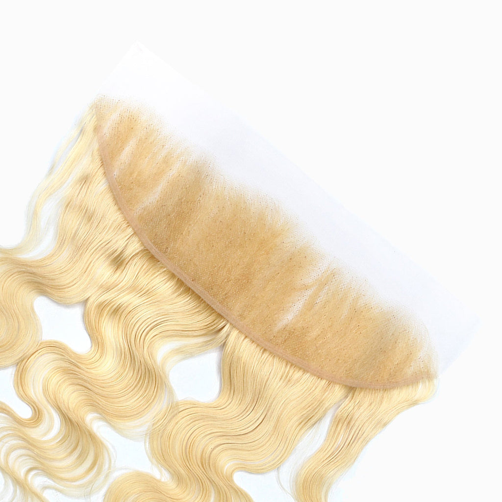 StariaHair 14-20 Inch 13"x4" #613 Blonde Body Wave Transparent Lace Frontal