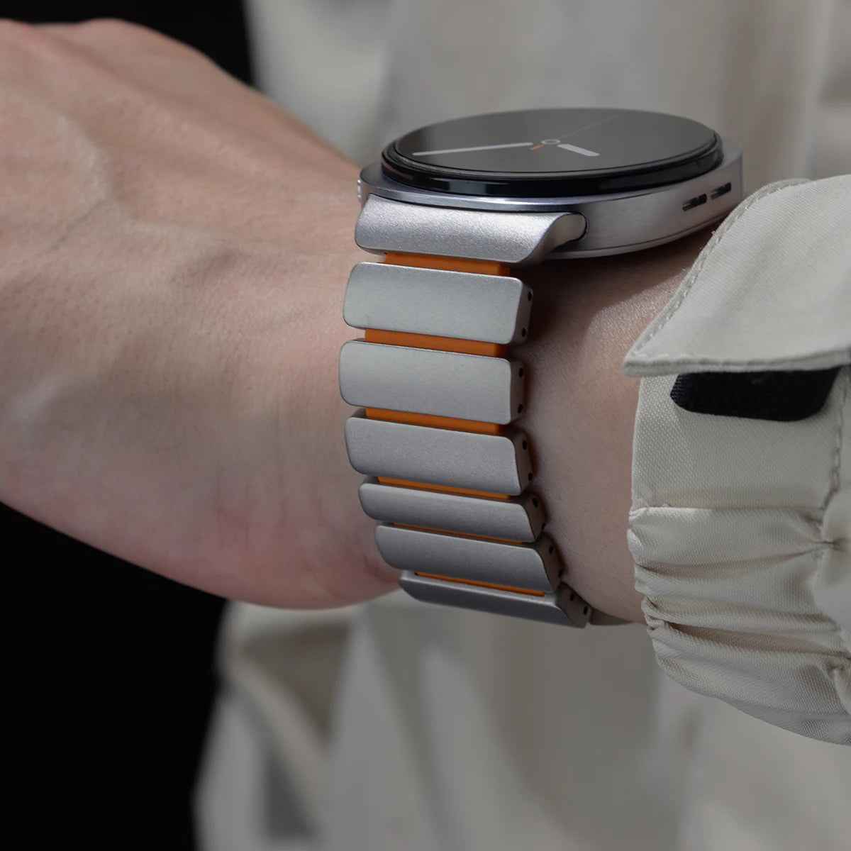 Titanium Samsung Galaxy Watch 8 & 7 Watch Band I 40MM, 44MM, 46MM, 47MM
