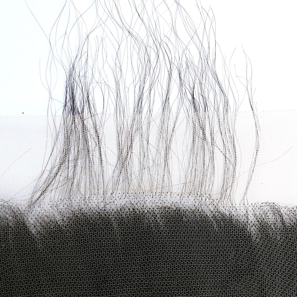 StariaHair 14-20 Inch 13"x4" Water Wave Transparent Lace Frontal #1B