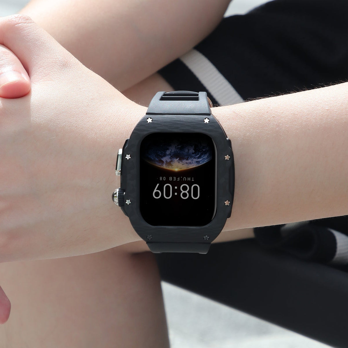 Luxury Mod Kit for Apple Watch 10/11 (42/46mm) - Black Edition