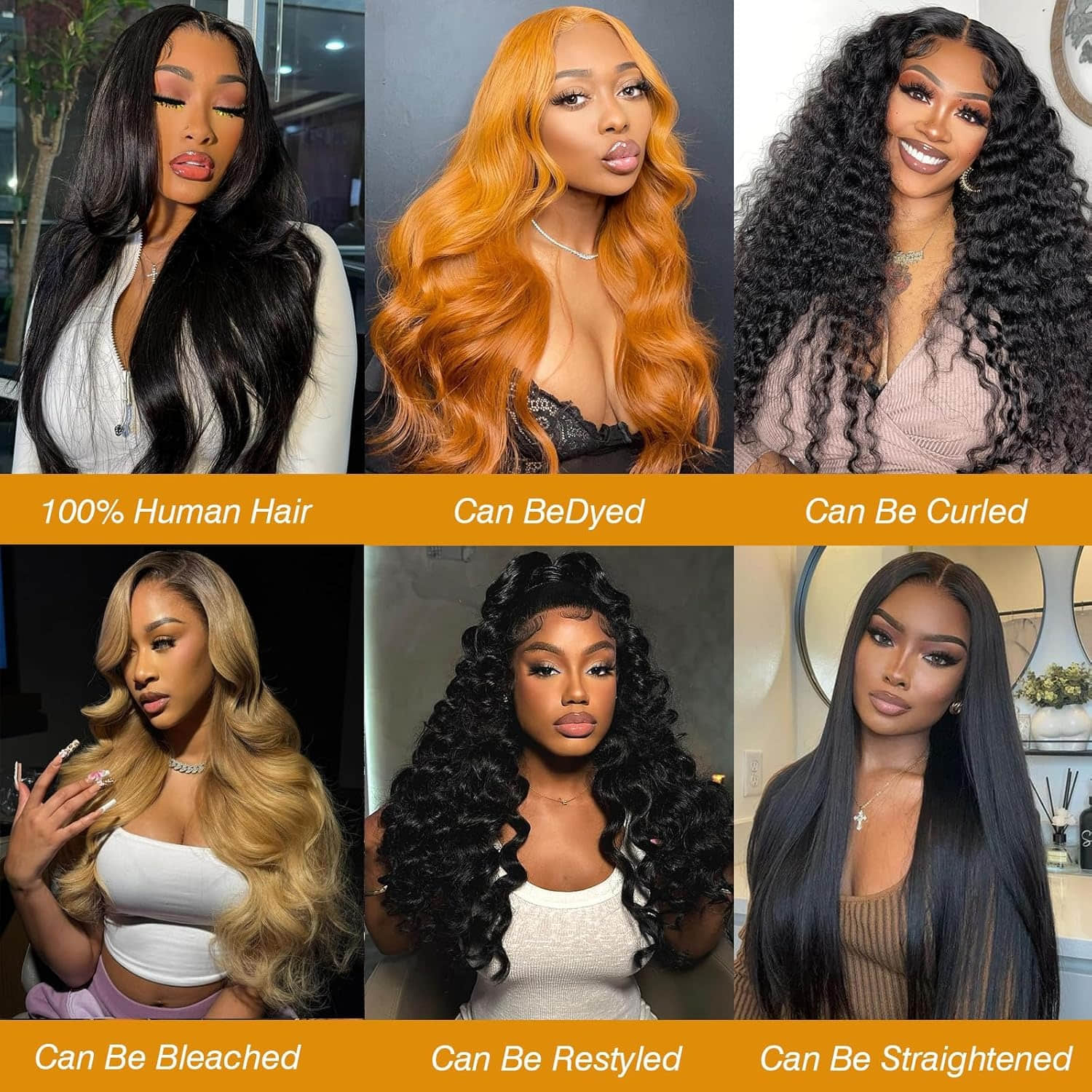 StariaHair 10-30 Inch Body Wave Brazilian Virgin Hair Bundles #1B