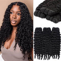 StariaHair 14-30 Inch Burmese Curly Brazilian Virgin Hair Bundles #1B