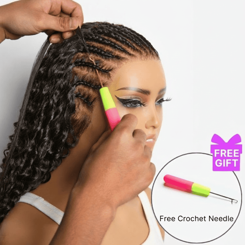 StariaHair Burmese Curly Feather Crochet Human Hair Extensions 100% Virgin Hair Crochet Braid For Miracle Knots Natural Black