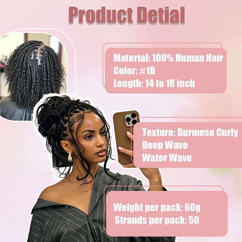 StariaHair Water Wave Crochet Human Hair Lightweight for Miracle Knots